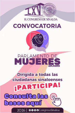 Convocatoria Parlamento de Mujeres 2026