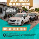 “ SATES recuerda que el 31 de julio concluye el Programa de Baja Definitiva de Vehículos en Desuso”