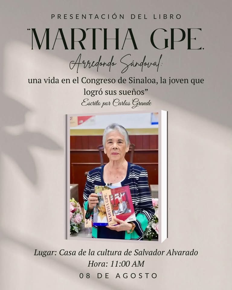 La historia de una mujer que dejó huella en el Congreso de Sinaloa llegará a la Casa de la Cultura de Guamúchil