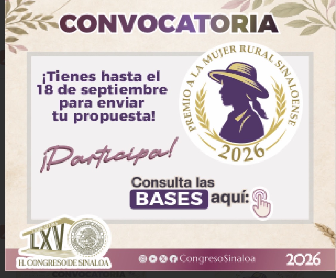 Convocatoria Parlamento de Mujeres 2026