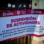 ¡Cierran el Guayabo! Amaneció con sellos de suspensión en pleno Centro de Culiacán