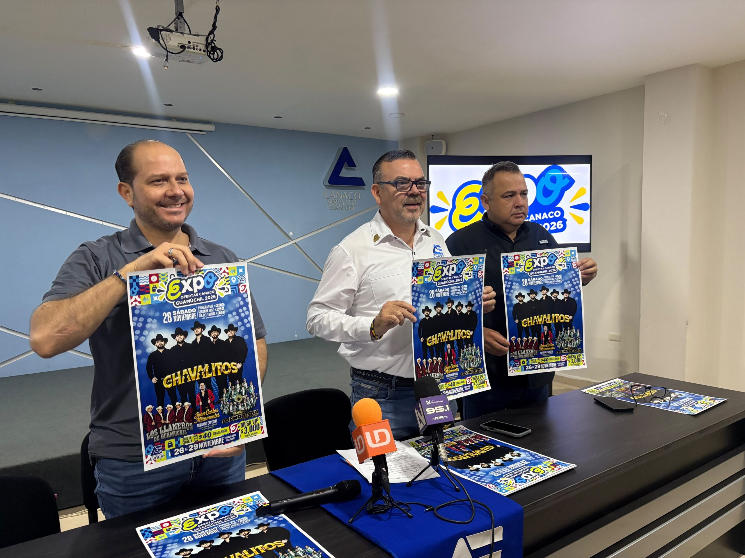 Los Chavalitos elenco de lujo para el sábado de Expo Ofertas CANACO Servytur Évora