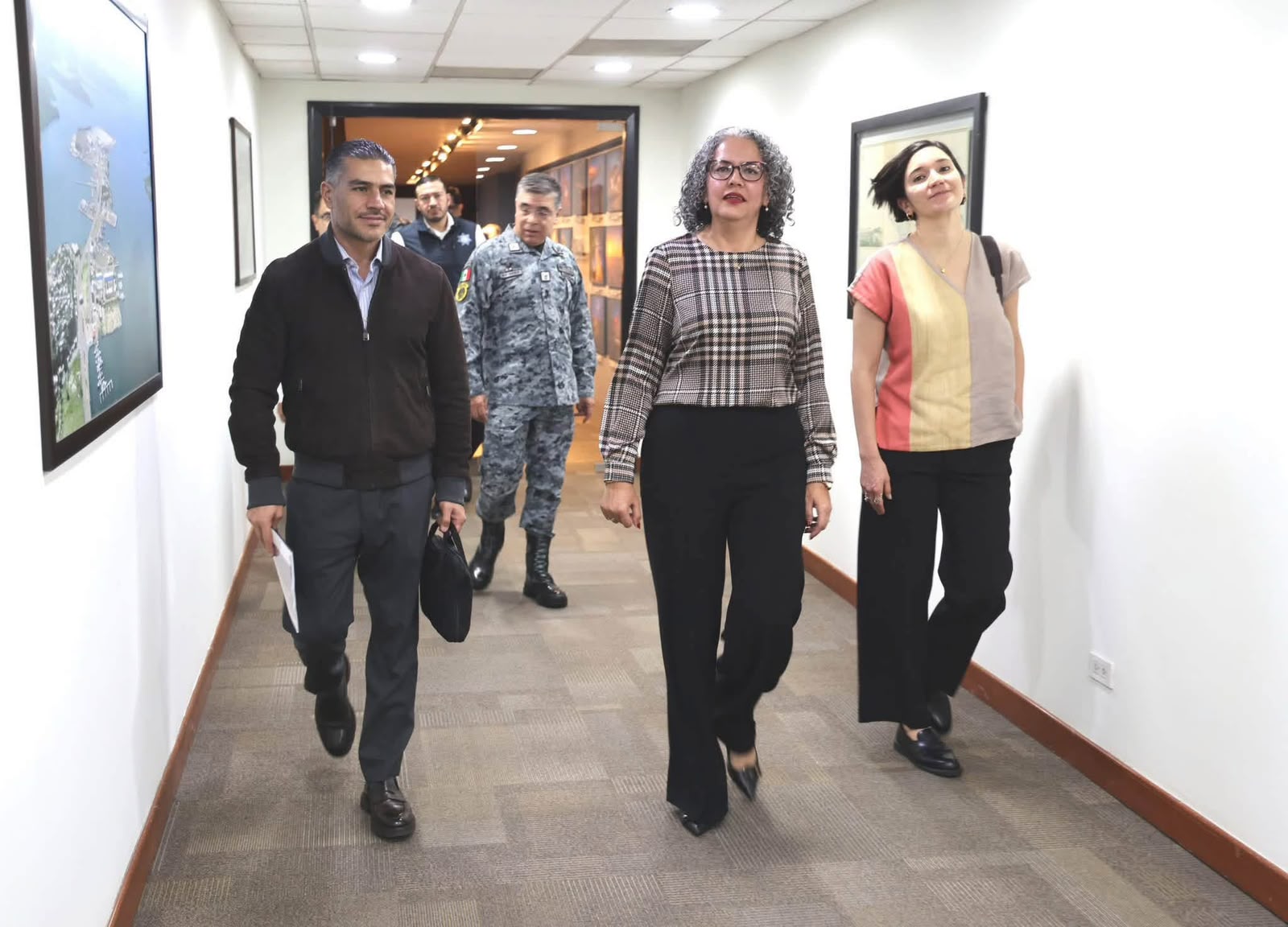 Harfuch visita Sinaloa para revisar el plan de fortalecimiento de la Policía Estatal y Municipal