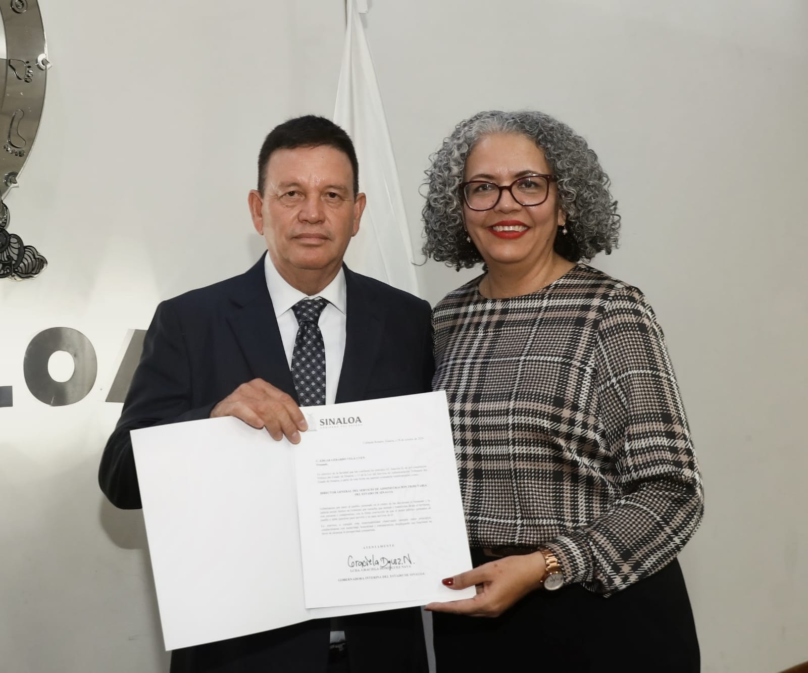 Gobernadora Graciela Domínguez nombra nuevo director general del SATES